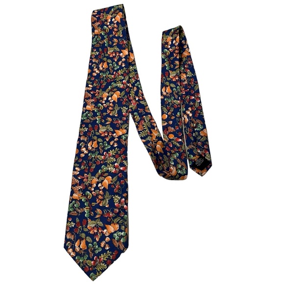 NWT, Vintage Banana Republic Safari & Travel Clothing Co Men's Cotton Floral Tie - Picture 2 of 13